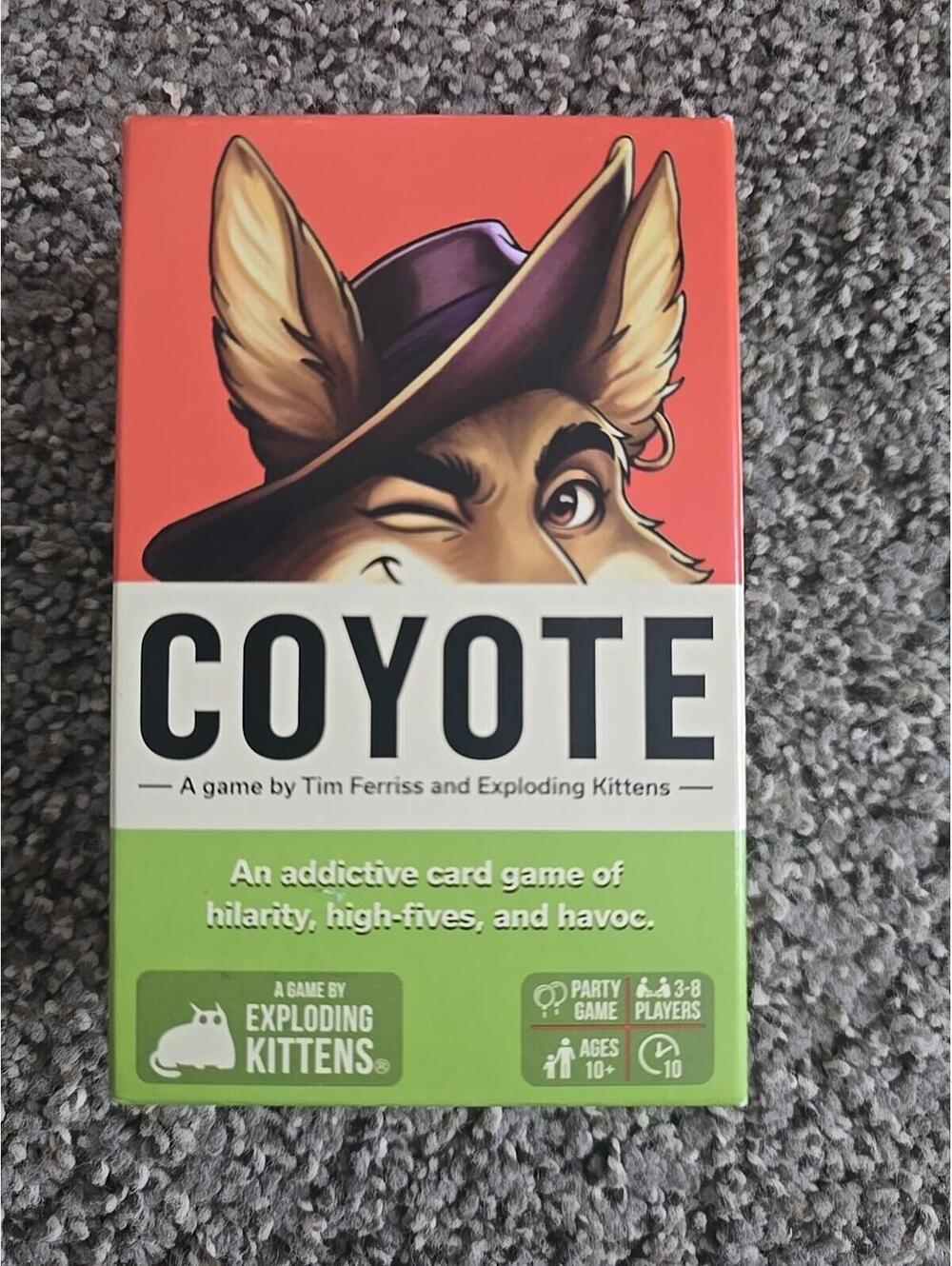 Coyote Card Game Exploding Kittens 2024 NEW Sealed